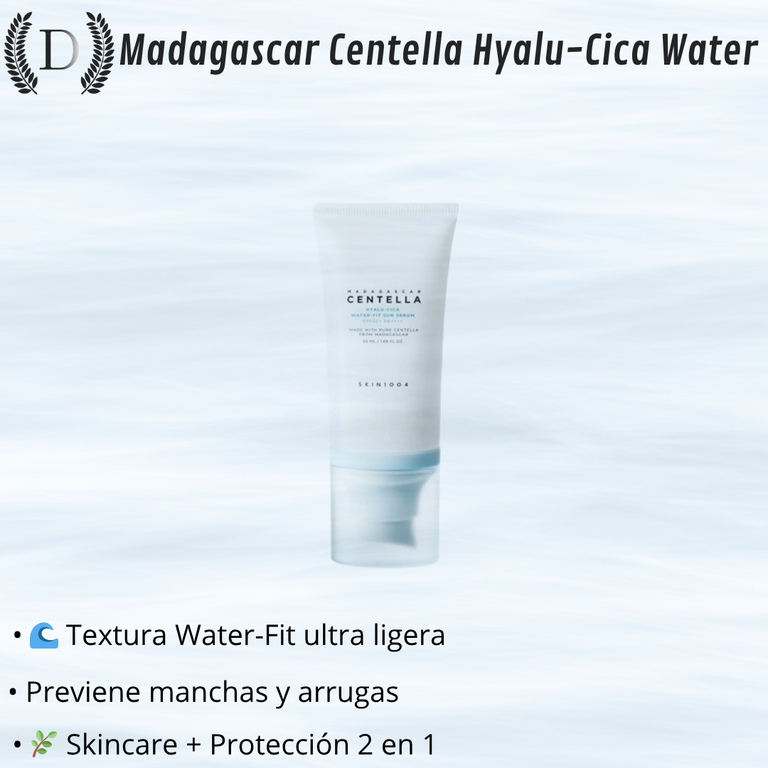 Hyalu-Cica Water-Fit Sun Serum UV 50Ml , crema de sol Coreana