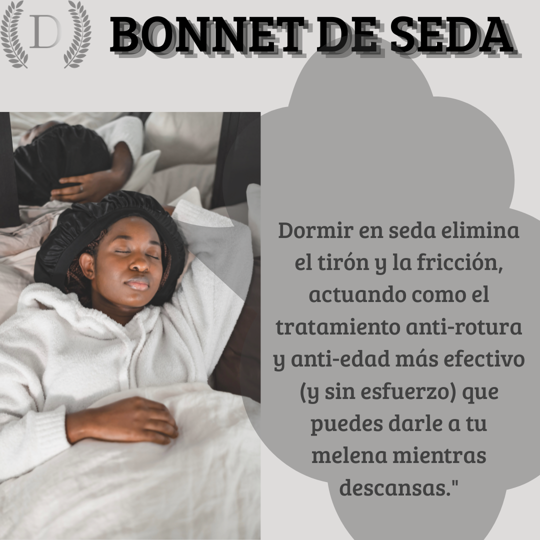 Bonnet de Seda Premium | Protección Nocturna Anti-Frizz y Anti-Rotura