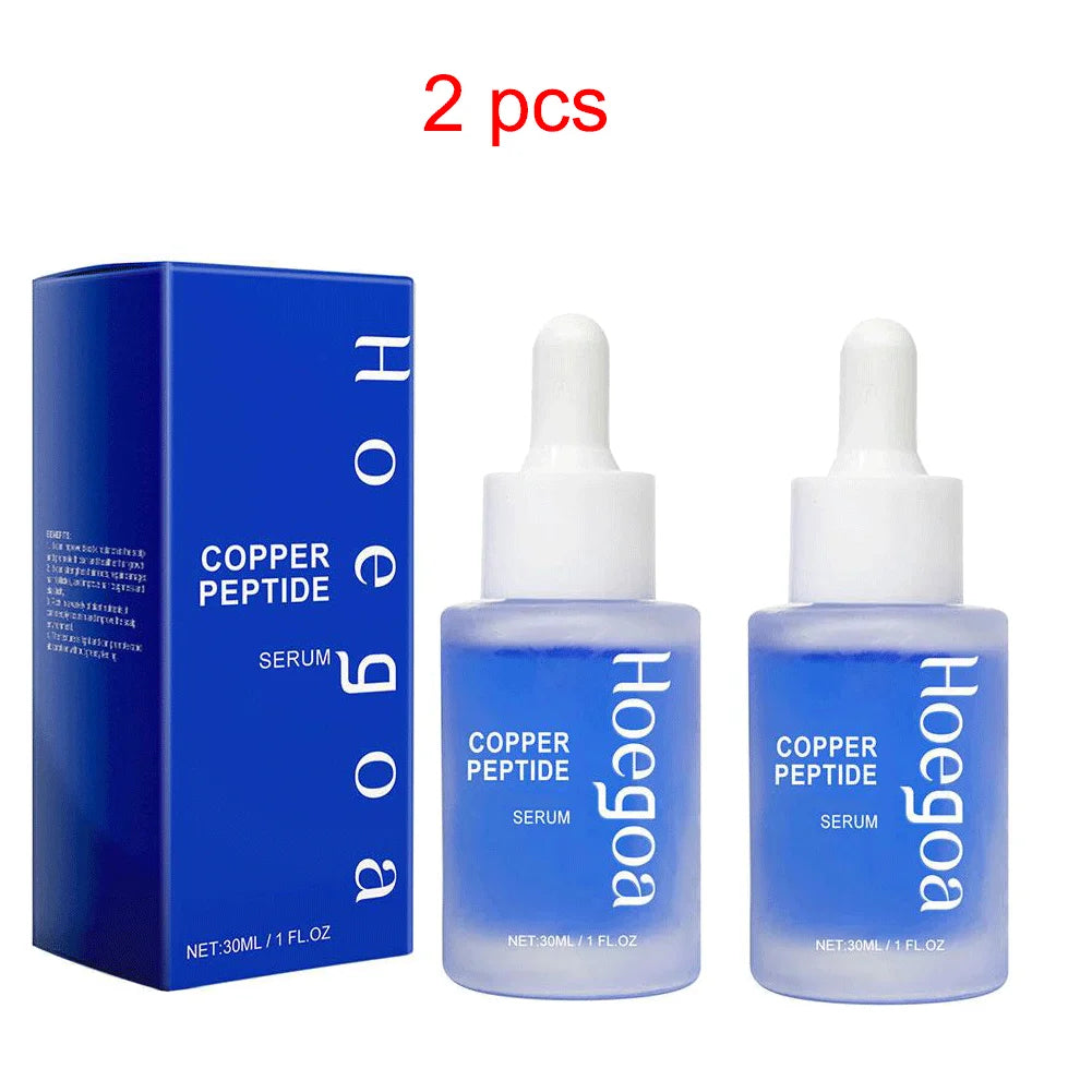 Copper Peptide Hair Density Serum Deep Nourishment and Moist for Damage Hair Treatment,Anti-Hair Loss Natural Hair Growth Liquid